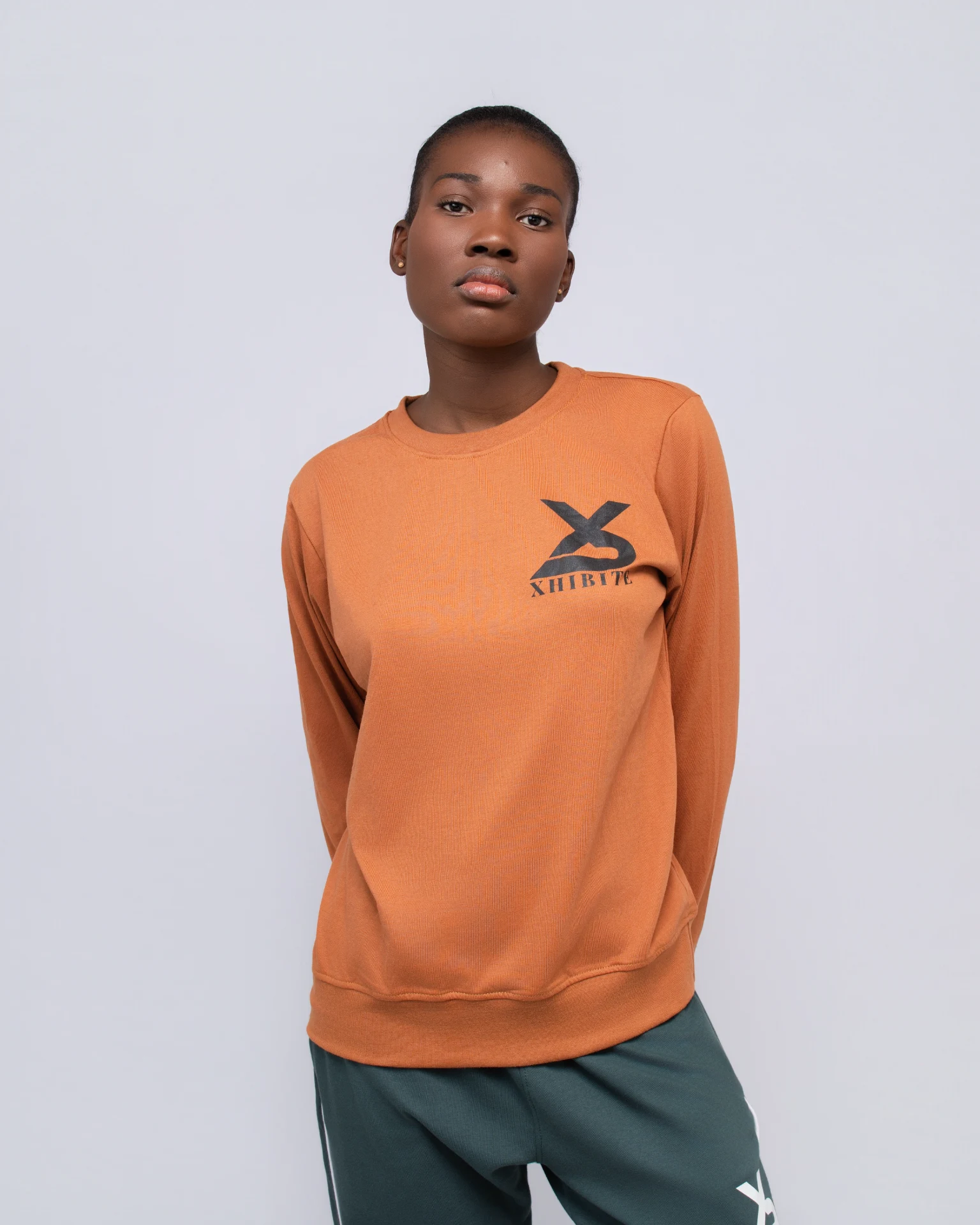 Sweatshirt-Brown