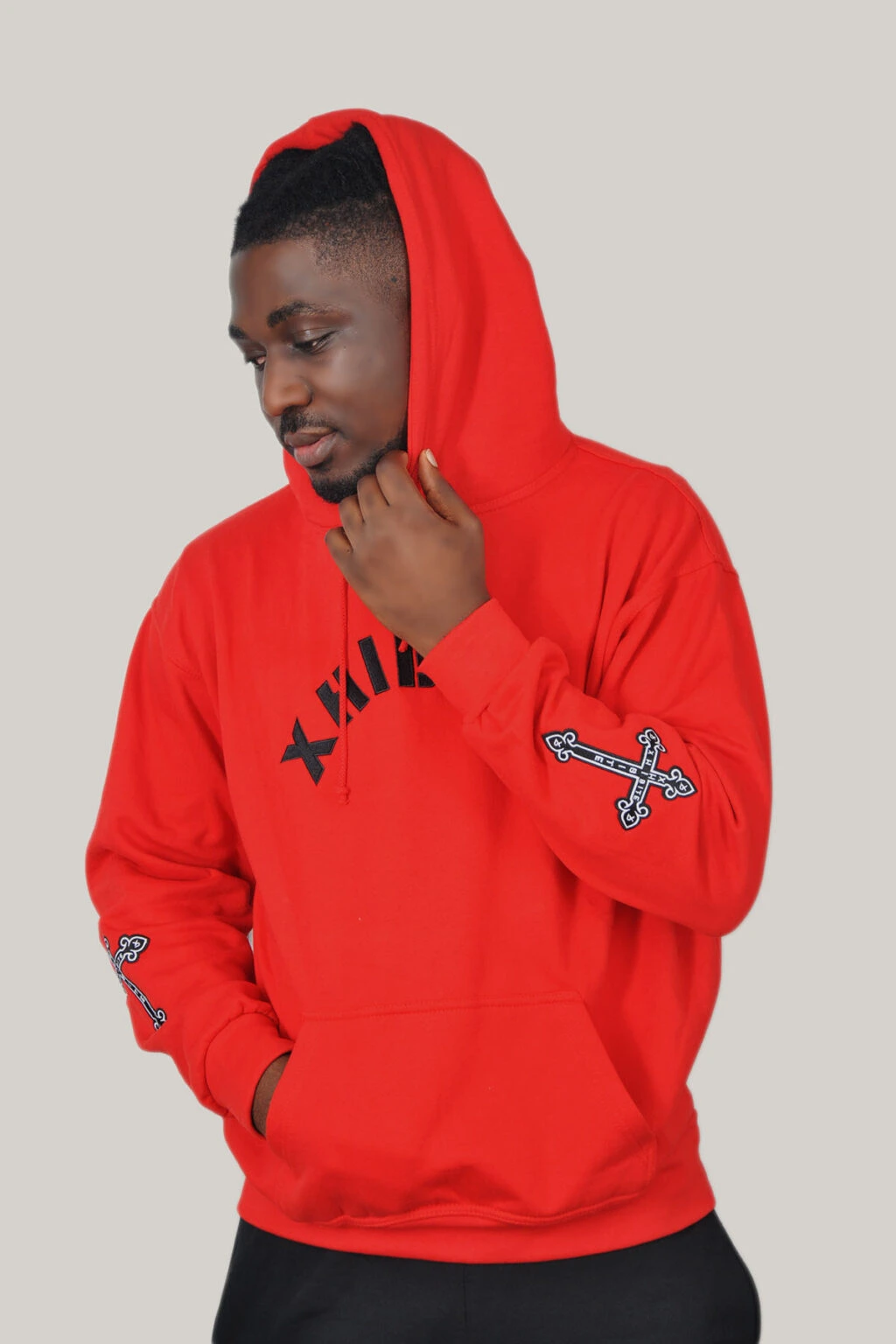 Archive Hoodie-Crimson